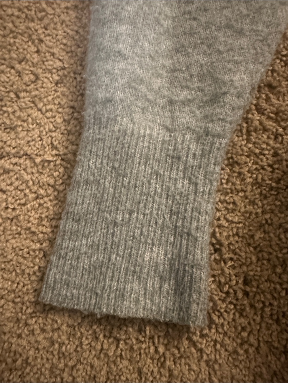 H&M Light Gray Open-Front Knit Cardigan - Picture 5 of 6